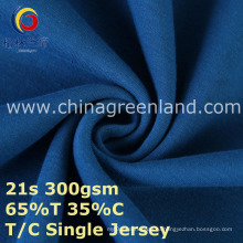 Т65/С35 хлопок полиэстер Джерси трикотажные ткани для рубашки одежды (GLLML387)